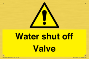 WV12394: Water shut off Valve