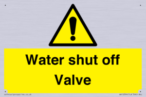 WV12394: Water shut off Valve