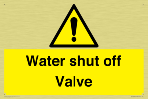 WV12394: Water shut off Valve