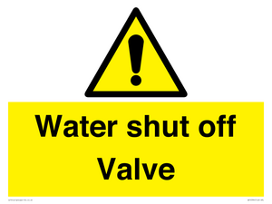 WV12394: Water shut off Valve
