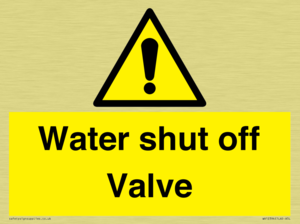 WV12394: Water shut off Valve