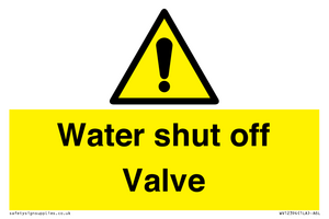 WV12394: Water shut off Valve