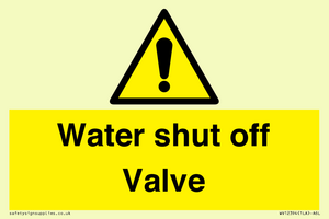 WV12394: Water shut off Valve