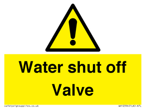 WV12394: Water shut off Valve