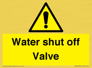 WV12394: Water shut off Valve