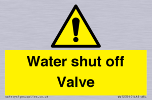 WV12394: Water shut off Valve