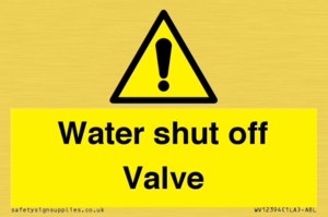 WV12394: Water shut off Valve