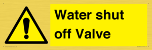 WV12394: Water shut off Valve