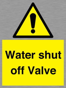 WV12394: Water shut off Valve