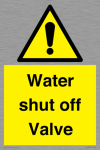 WV12394: Water shut off Valve