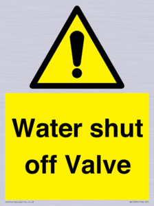 WV12394: Water shut off Valve
