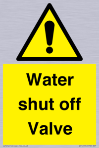 WV12394: Water shut off Valve