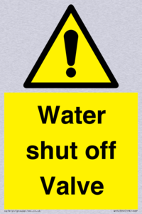 WV12394: Water shut off Valve