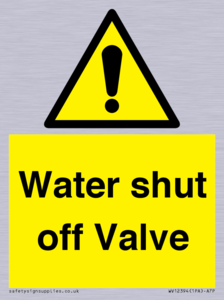 WV12394: Water shut off Valve