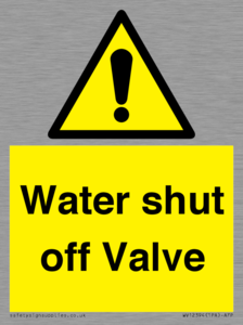 WV12394: Water shut off Valve