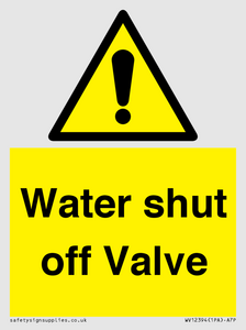 WV12394: Water shut off Valve