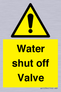 WV12394: Water shut off Valve