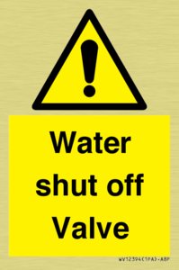 WV12394: Water shut off Valve
