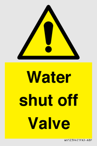 WV12394: Water shut off Valve