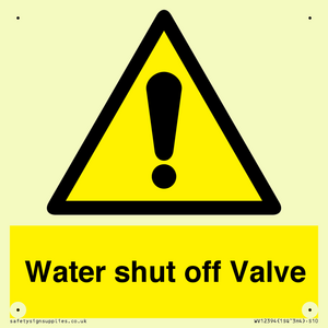 WV12394: Water shut off Valve