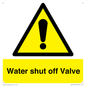 WV12394: Water shut off Valve