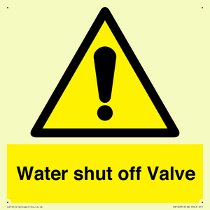 WV12394: Water shut off Valve