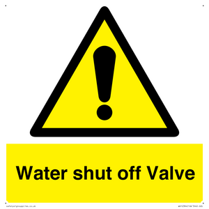 WV12394: Water shut off Valve