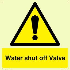 WV12394: Water shut off Valve