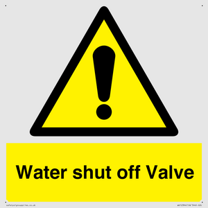 WV12394: Water shut off Valve