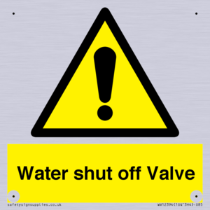 WV12394: Water shut off Valve