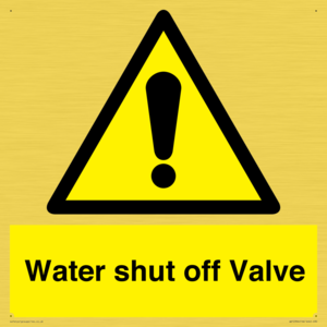 WV12394: Water shut off Valve