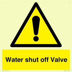 WV12394: Water shut off Valve