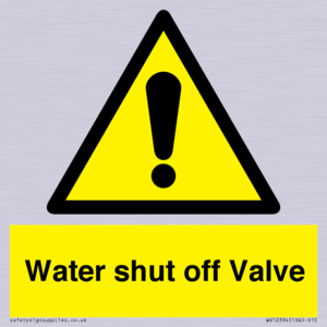 WV12394: Water shut off Valve