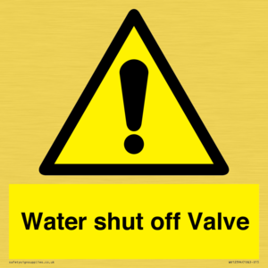 WV12394: Water shut off Valve
