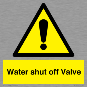 WV12394: Water shut off Valve