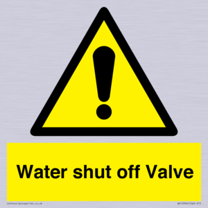 WV12394: Water shut off Valve