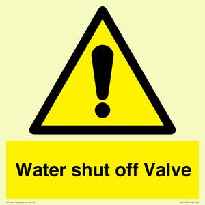 WV12394: Water shut off Valve