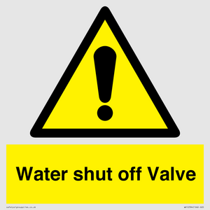 WV12394: Water shut off Valve