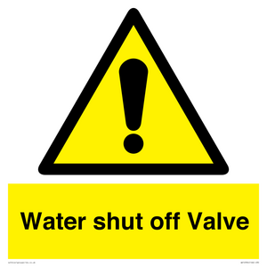 WV12394: Water shut off Valve