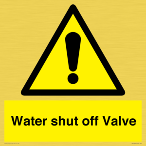 WV12394: Water shut off Valve