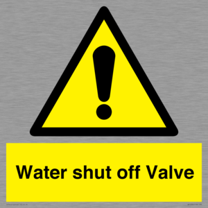 WV12394: Water shut off Valve