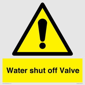 WV12394: Water shut off Valve