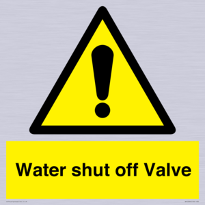 WV12394: Water shut off Valve