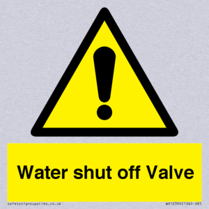 WV12394: Water shut off Valve