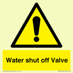 WV12394: Water shut off Valve