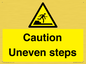 WV12400: Caution Uneven steps