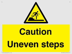 WV12400: Caution Uneven steps