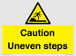WV12400: Caution Uneven steps