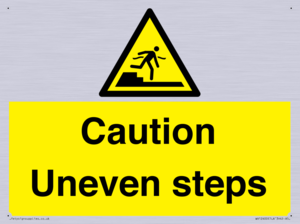 WV12400: Caution Uneven steps