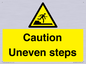 WV12400: Caution Uneven steps
